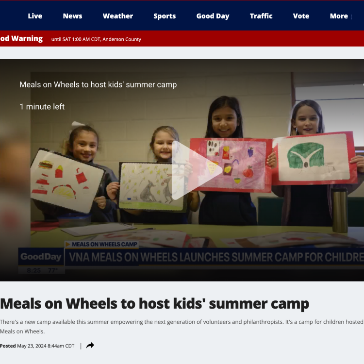 Meals on Wheels to host kids' summer camp
